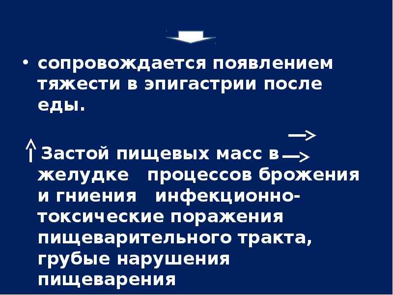 После супа тяжесть в желудке