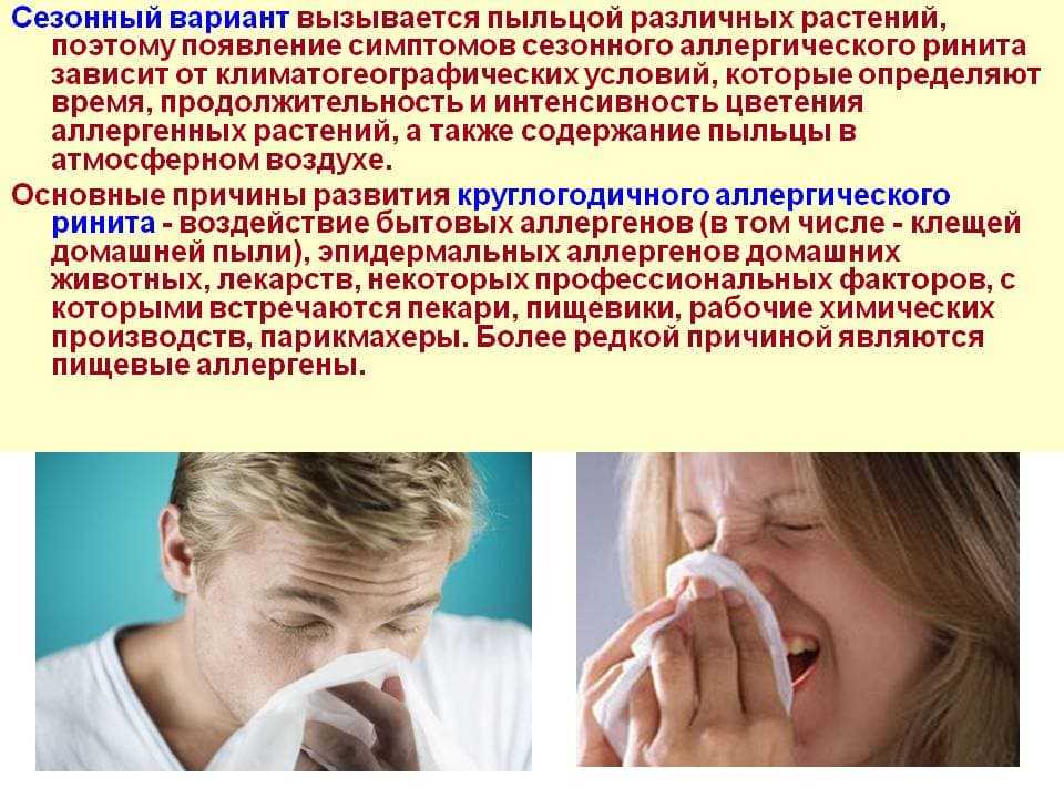 Аллергический ринит, синусит, конъюнктивит -  особенности заболеваний и способы лечения