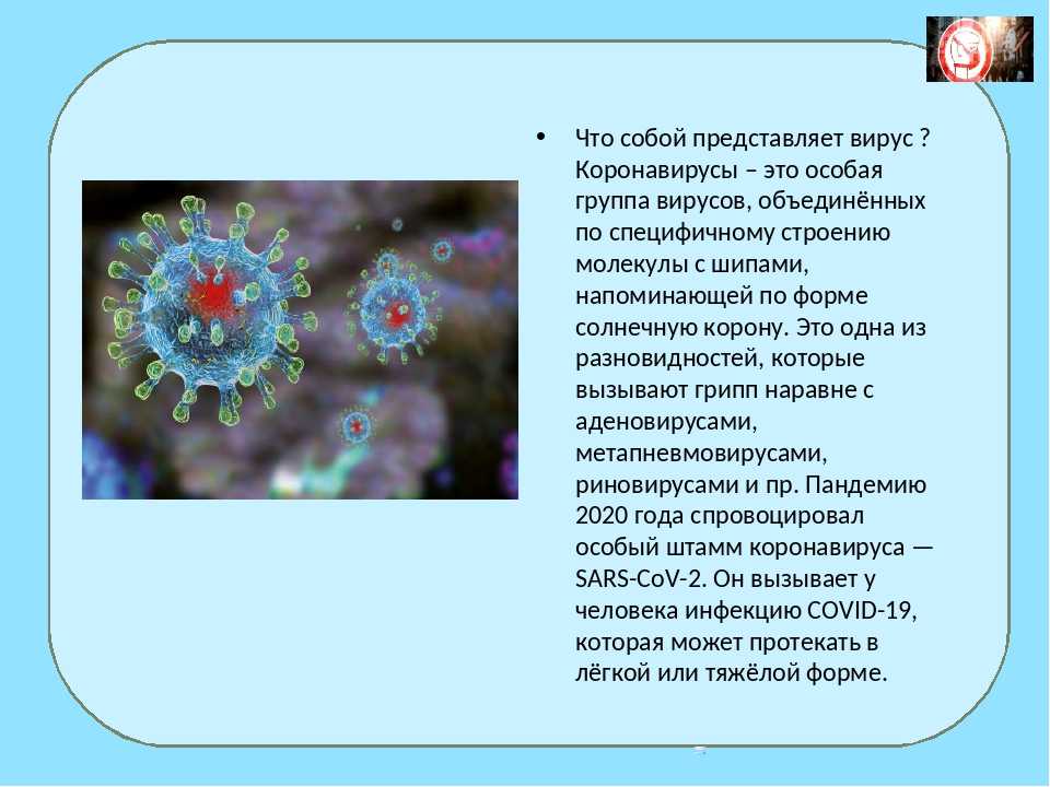 Симптомы коронавируса